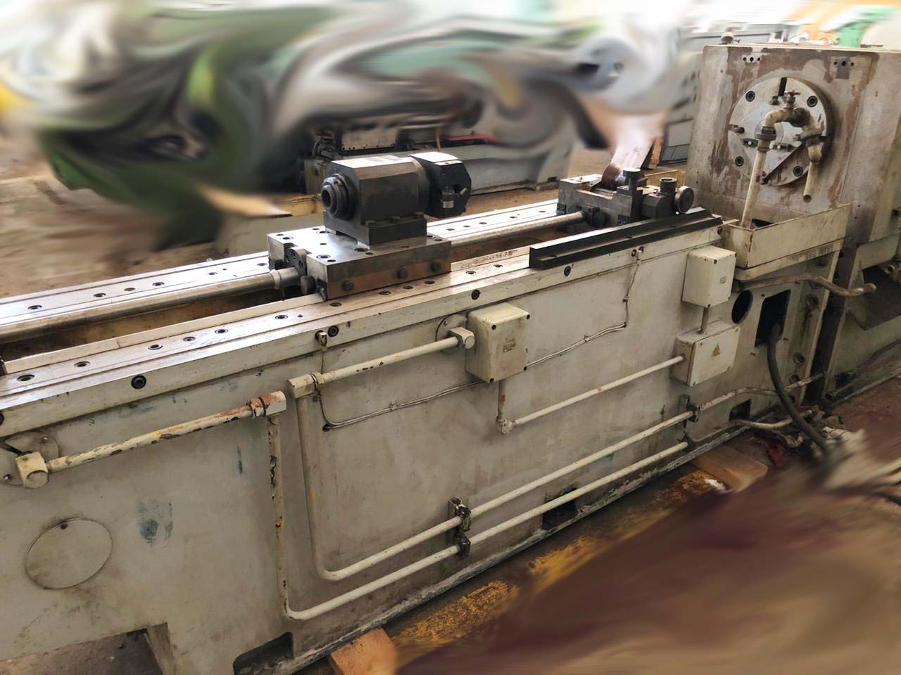 Фото протяжного горизонтального верстата 7Б57